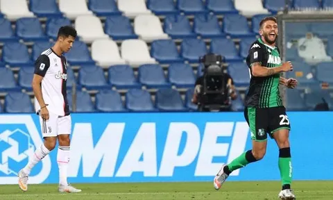 Ronaldo tịt ngòi, Juve không thắng trận thứ 3 liên tiếp