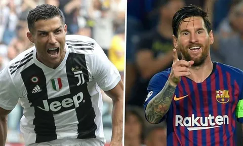 Ronaldo vượt Messi, thành cầu thủ hay nhất mọi thời đại
