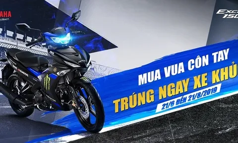 Sắm ngay Exciter để có cơ hội rước về xe “khủng” R3 và TFX