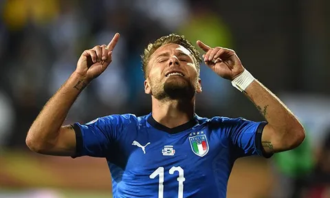 Sao tuyển Ý muốn bật khóc sau bàn thắng tại VL Euro 2020
