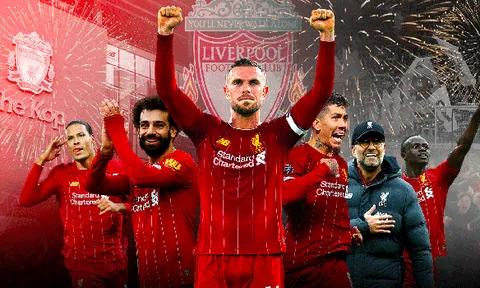 CHÍNH THỨC! Liverpool vô địch Premier League 2019/20