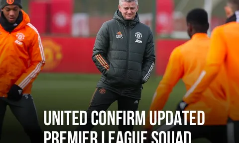 CHÍNH THỨC! M.U chốt danh sách dự Premier League: 2 cú sốc, tân binh có mặt