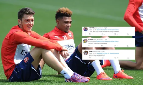 Serge Gnabry "nhớ" Arsenal, Mesut Ozil phán 1 câu khiến CĐV phát cuồng
