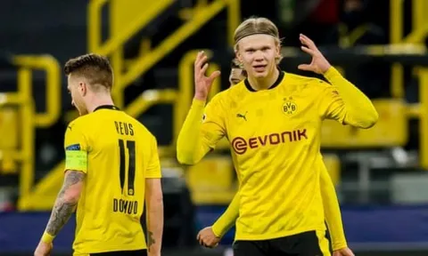 Siêu Haaland 'làm hết', Dortmund vượt mặt Sevilla vào tứ kết Champions League