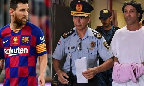 Siêu sao Barcelona ra tay, cứu Ronaldinho thoát khỏi tù tội