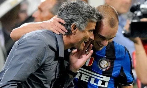 Sneijder tiết lộ cách quản lý cầu thủ của Mourinho, góp phần giúp Inter ăn ba
