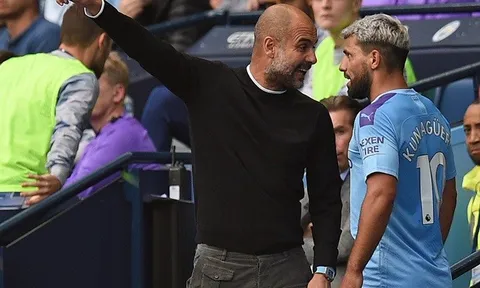 SỐC: Aguero hành xử khó tin với Pep Guardiola