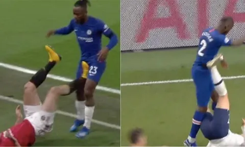 SỐC! Cùng 1 pha đá xấu, Maguire vô sự còn Son Heung-min thẻ đỏ