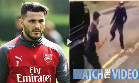 SỐC! Gặp cướp có dao, Kolasinac 'cân 2' để Ozil chạy trước