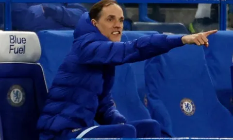 SỐC! Tuchel "nổi điên" với Werner ngay trong trận gặp Everton
