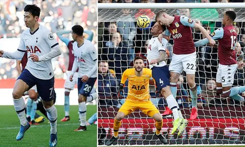 Son bùng cháy, Tottenham thắng nghẹt thở Aston Villa