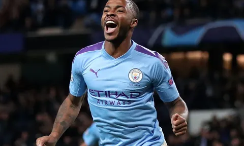 Sterling và Man City thiết lập kỷ lục khủng khi đấu Arsenal
