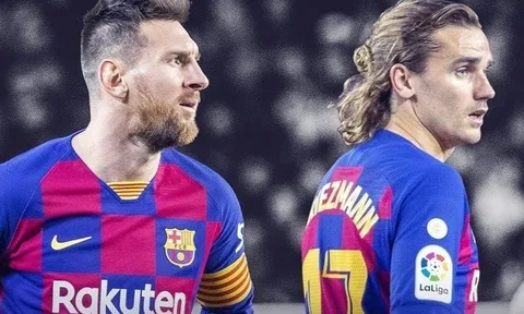 Tân HLV Barca gặp khó giữa Antoine Griezmann và Leo Messi