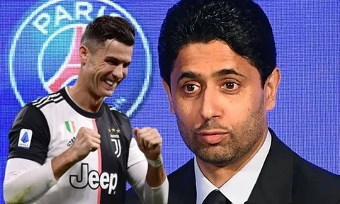 "Thả thính" Ronaldo, chủ tịch PSG sắp sửa nổ bom tấn?