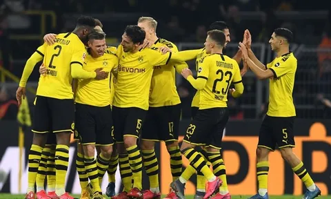 22 bàn/5 vòng, Dortmund "hack game" siêu hạng tàn sát Bundesliga