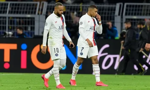 Thua trận trước Dortmund, HLV PSG nói gì về Neymar và Mbappe?