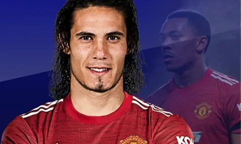 Tiền đạo không phổi Cavani khiến Martial phải xấu hổ ra sao?