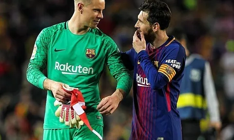 Tiếp tục lộ bằng chứng cho thấy Messi mâu thuẫn với Ter Stegen
