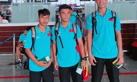 "Tiểu Công Phượng" Xuân Tạo và đồng đội lên đường sang Nhật Bản