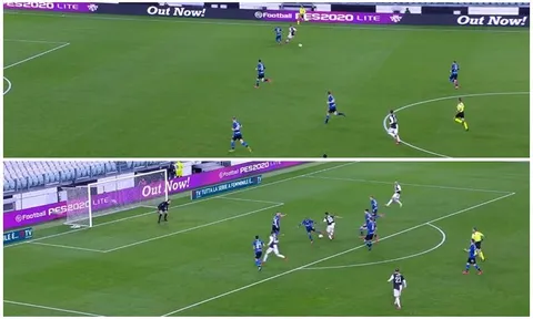 Tội cho Young, bị Dybala làm bẽ mặt 2 lần trước khi xé lưới Inter