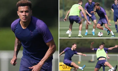 Tottenham đón tin cực vui trên sân tập, sẵn sàng chạm trán với Arsenal