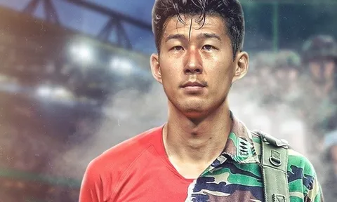 Son Heung-min xuất hiện ở trại quân đội, lặng lẽ chờ 3 tuần khổ ải
