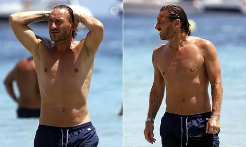 Totti gác lại nỗi sầu AS Roma, tìm niềm vui ở Ibiza