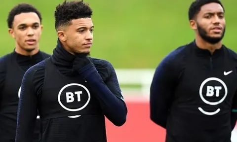 Từ Arnold đến Jadon Sancho: 'Siêu đội hình' tuổi đôi mươi của ĐT Anh
