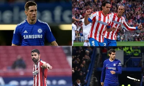 Từ Falcao đến Torres: 10 cầu thủ từng khoác áo Chelsea và Atletico