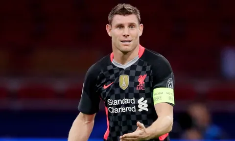 Liverpool thắng đậm, James Milner vẫn không hài lòng 100% vì 1 điều