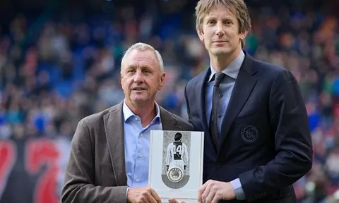 Van der Sar cảm ơn Johan Cruyff vì lời khuyên từ 9 năm trước