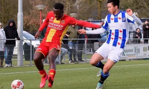 Văn Hậu đá chính, Jong Heerenveen chiếm đỉnh bảng