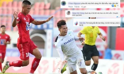 Văn Thanh bị phạm lỗi thô bạo, NHM "nóng mặt" chỉ trích trọng tài