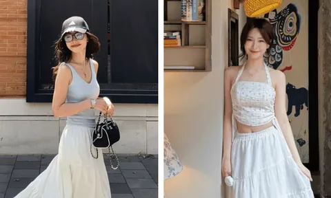Váy thô trắng – lựa chọn tối giản nhưng đủ sức nâng tầm phong cách mùa hè
