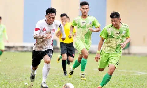Vũ Em lập cú hattrick, U21 Long An thắng đậm Bến Tre trong trận cầu 9 bàn thắng