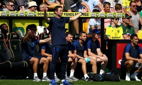 Vì sao Chelsea chỉ có 6 cầu thủ trên ghế dự bị trận Norwich?
