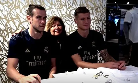 Video dàn sao Real Madrid giao lưu với CĐV tại New York