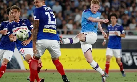 Video De Bruyne ghi bàn và kiến tạo trước Yokohama