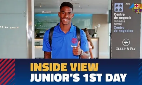 Video ngày đầu của Junior Firpo tại Barcelona