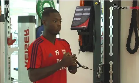 Video Nicolas Pepe tập luyện buổi đầu ở Arsenal