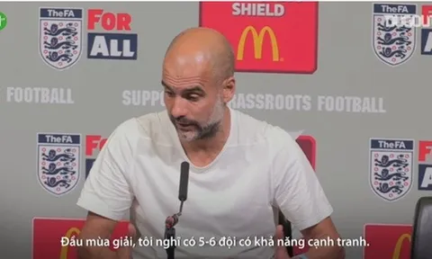 Video Pep nói về thương vụ Harry Maguire đến Man Utd