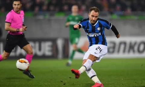 Với 3 cú sút sau 11 phút, Eriksen khiến truyền thông Italia trầm trồ