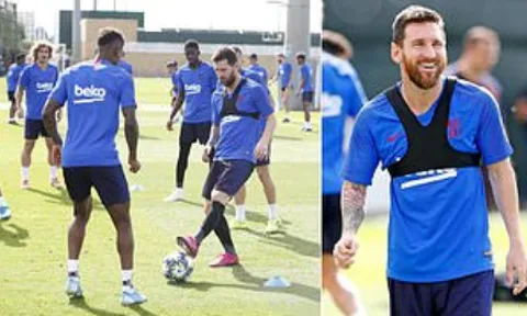 Với hình ảnh này, Barcelona được tiếp thêm "doping" cực mạnh tại C1