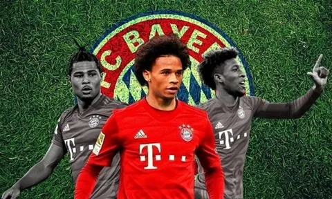 Vừa đến Bayern, Sane nói ngay 1 điều với 2 cái tên cạnh tranh