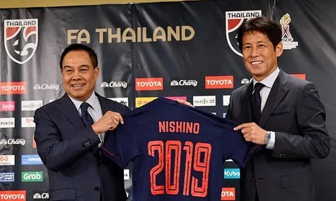 Vừa nhậm chức ĐT Thái Lan, HLV Nishino đã tuyên chiến với thầy Park
