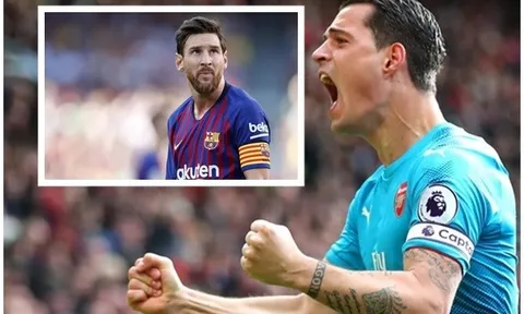 Xhaka một bước lên mây, chung mâm Messi trong nhóm 9 sao đặc biệt