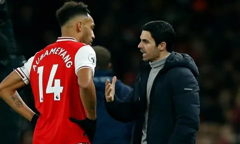XONG! Arteta lên tiếng về tương lai của Aubameyang