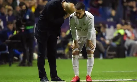 Zidane nói 1 điều về chấn thương của Hazard