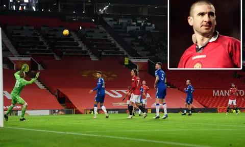 Fernandes tái hiện hình ảnh Cantona với siêu phẩm vào lưới Everton