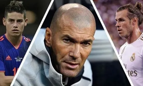 Zidane lên tiếng, tương lai của Gareth Bale và James Rodriguez sáng tỏ?
